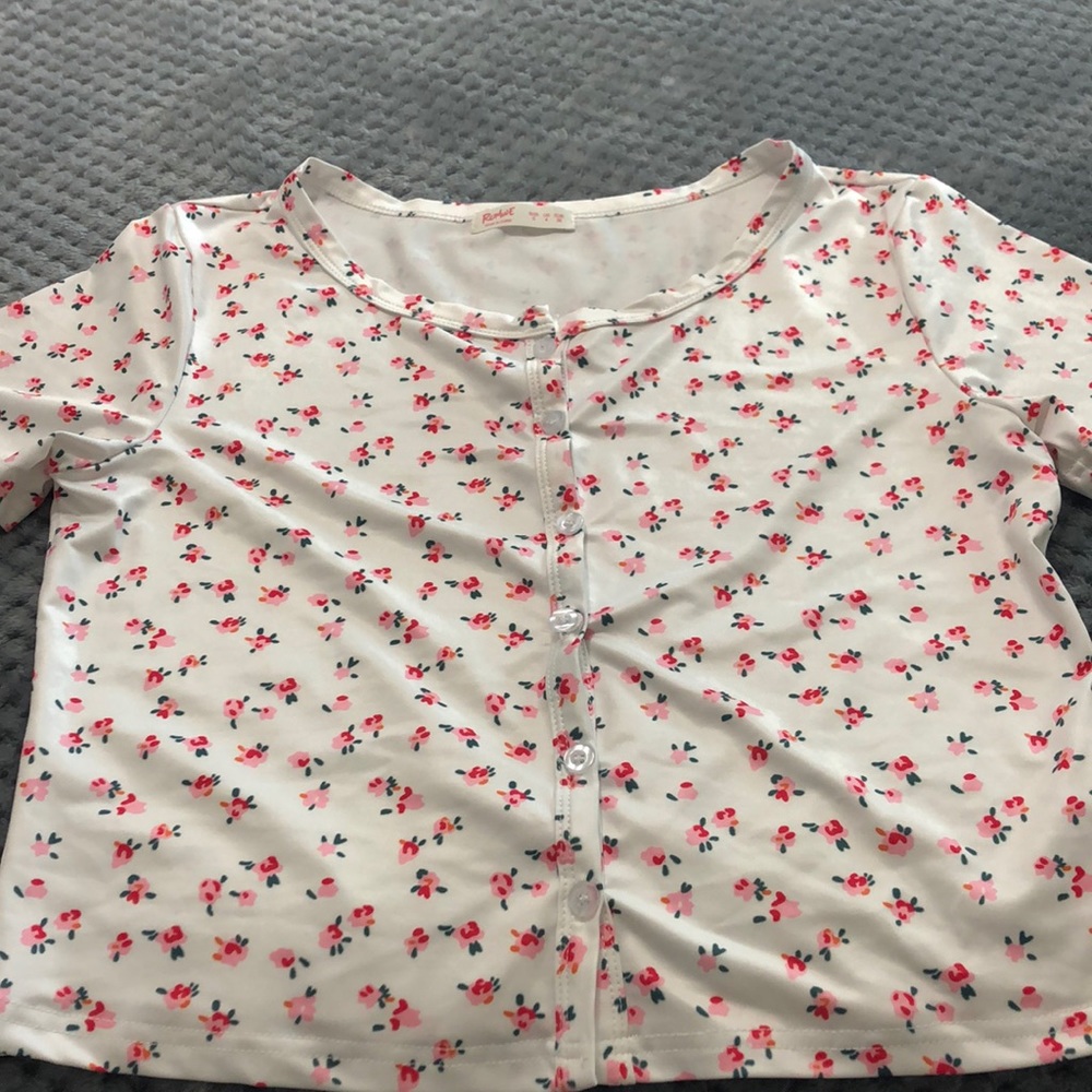romwe floral top